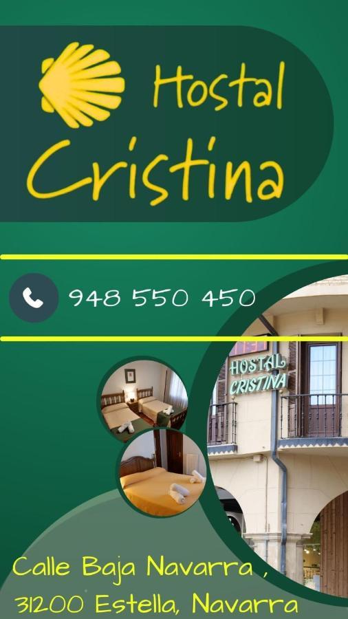 Hostal Cristina 에스텔라 외부 사진